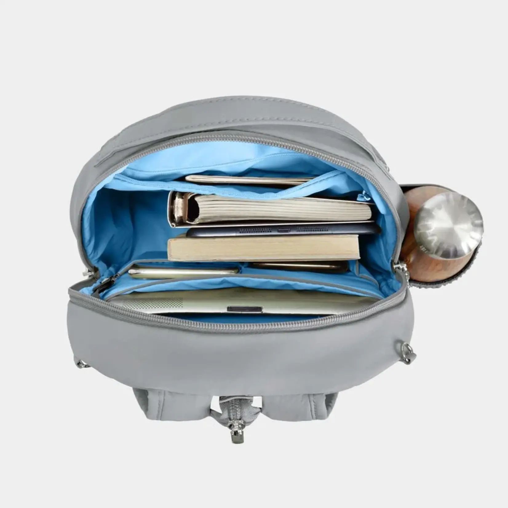 Travelon Sac à dos/bandoulière convertible antivol Roam - Glacier