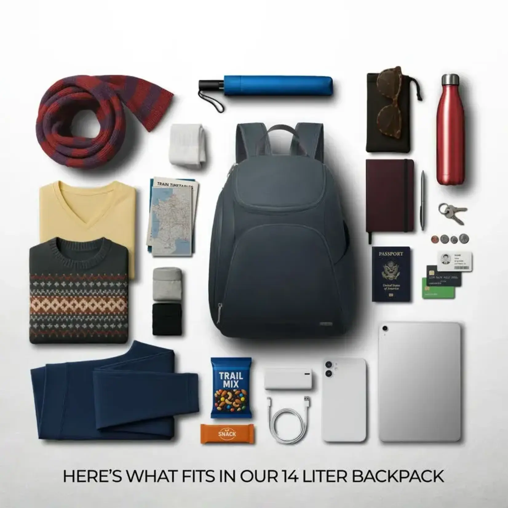 Travelon Sac à dos antivol classique - Minuit