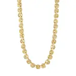 Pilgrim Collier Fire Pièces et Cristaux - Or