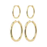 Pilgrim Ensemble de 2 boucles d’oreilles Eve - Or