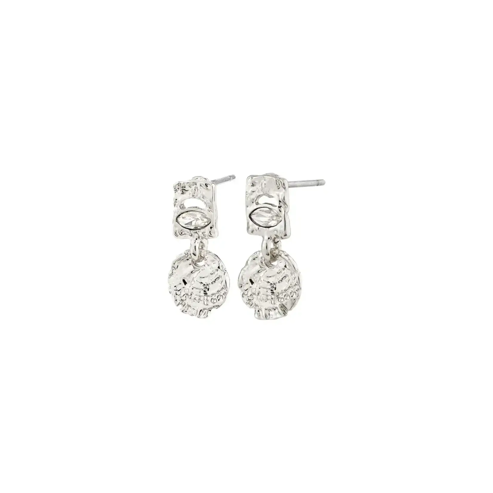 Pilgrim Boucles d’oreilles Fire - Argent