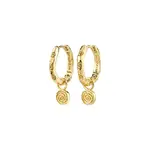 Pilgrim Boucles d’oreilles Fire Spirale - Or