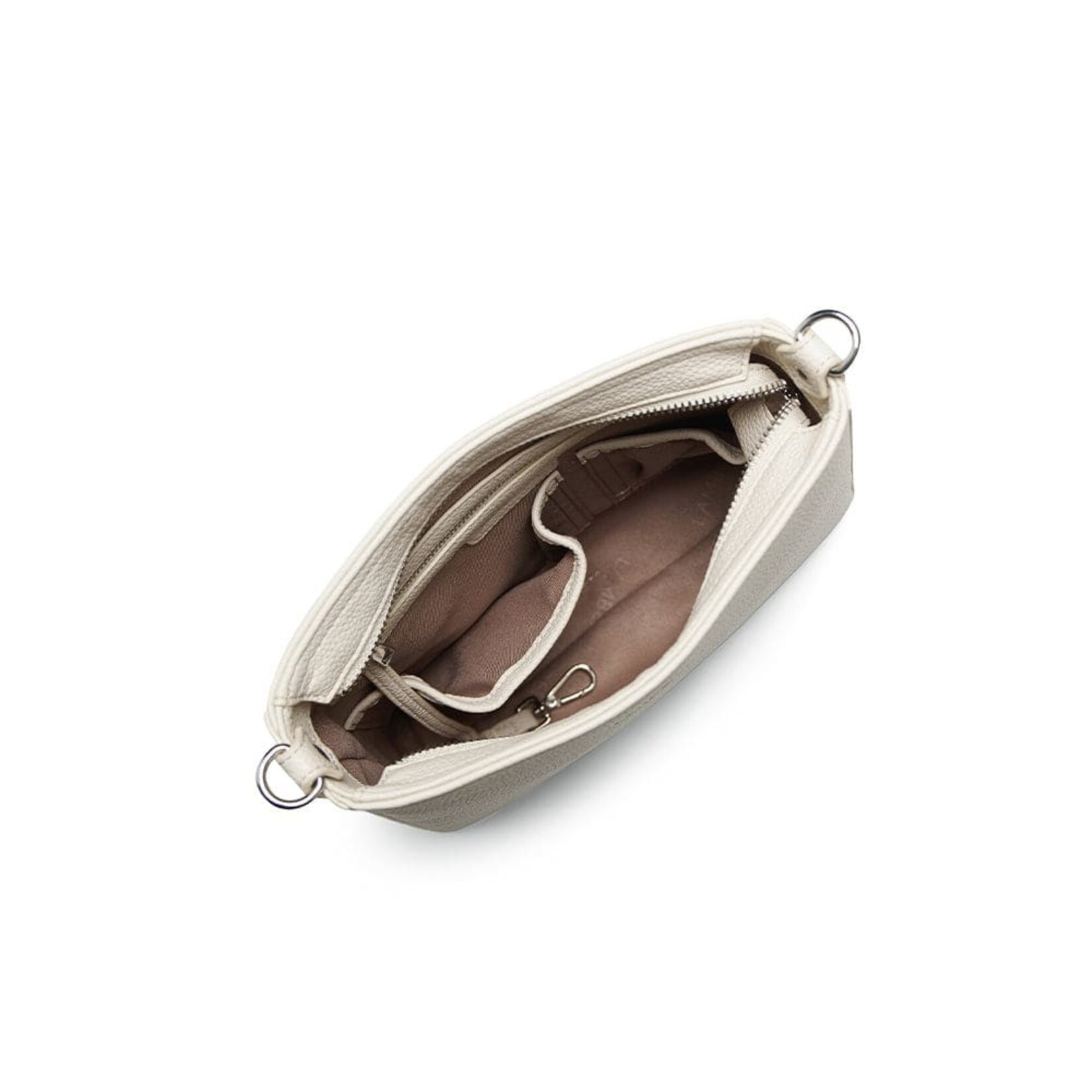 Lambert Le Natalia - Sac bandoulière en cuir végan  recyclé  - Porcelain