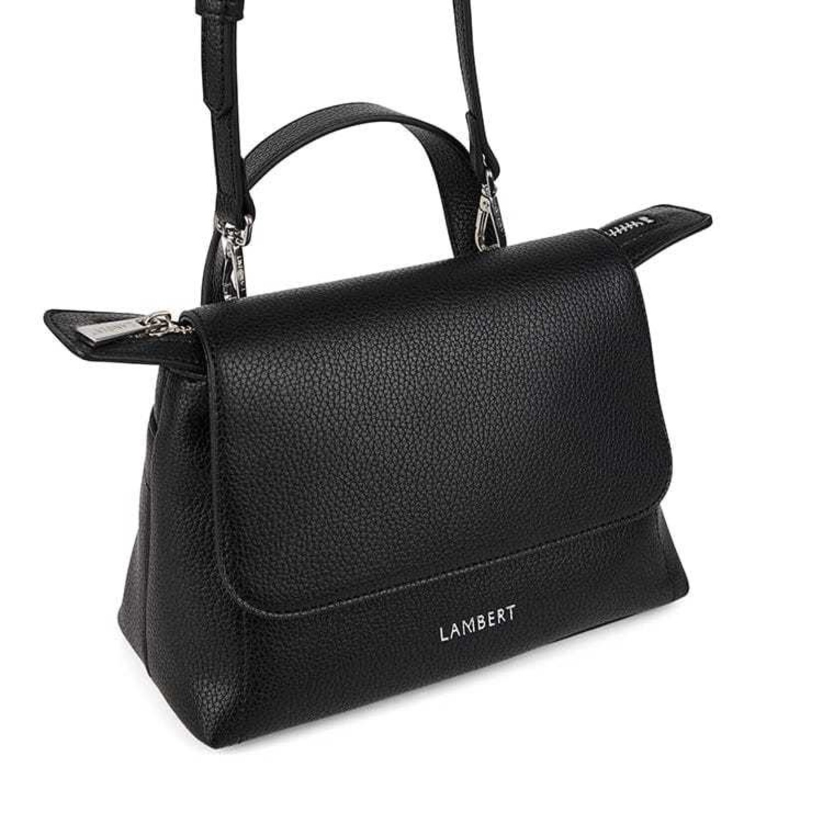 Lambert Le Ginny - Sac à main 2en1 en cuir vegan - Noir