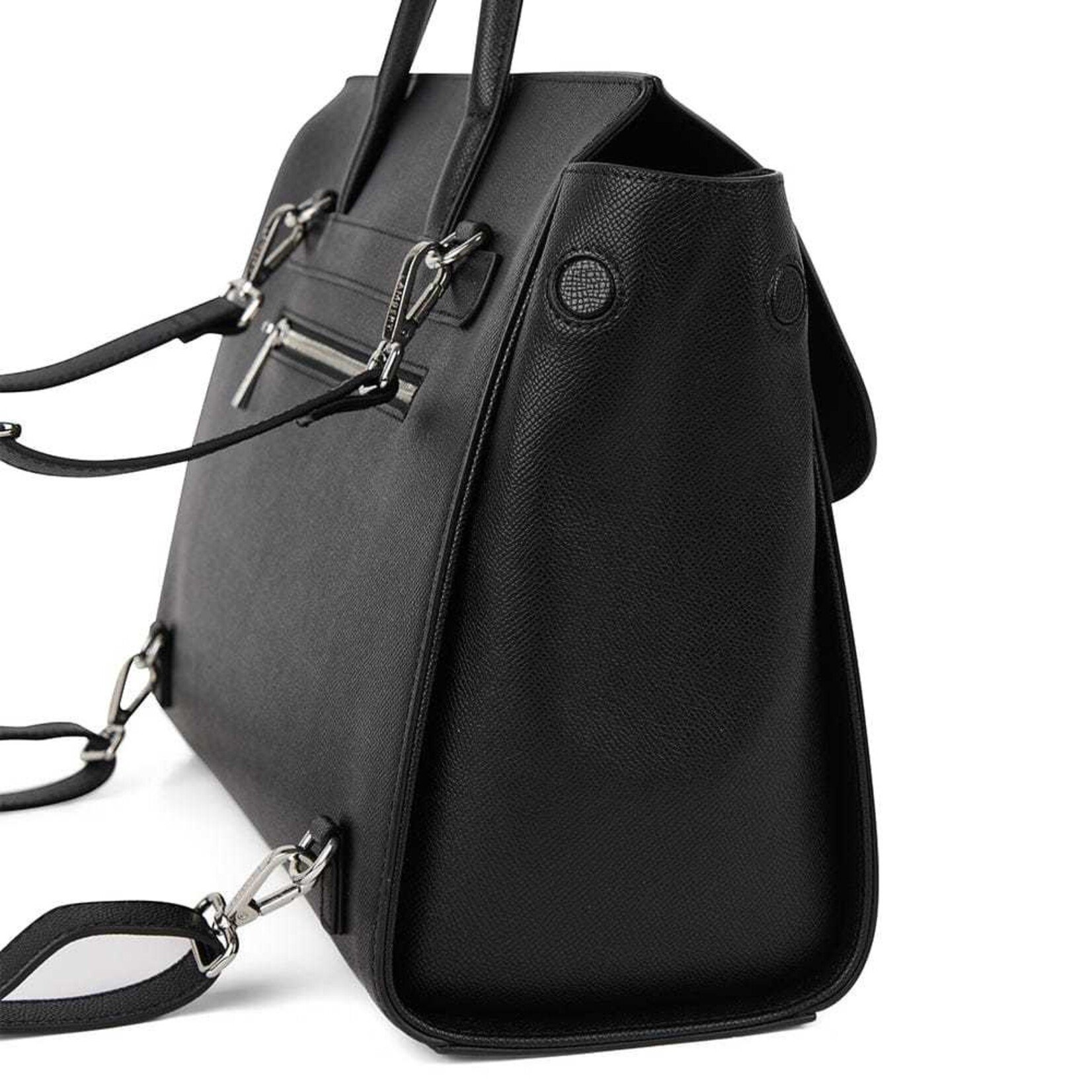 Lambert Le Vivienne -  Sac à dos 3en1 en cuir vegan - Noir