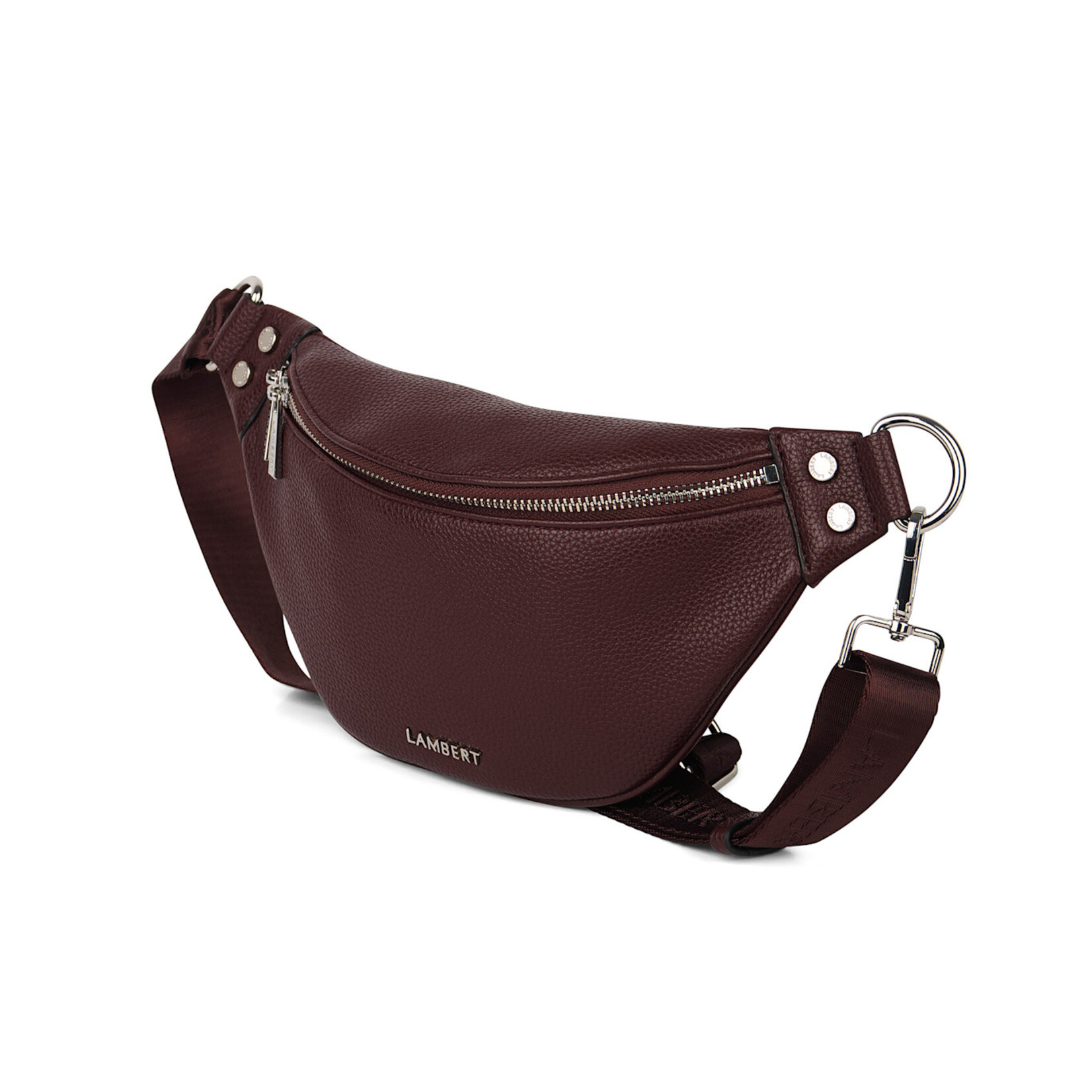 Lambert Le Sarah - Sac banane en cuir vegan - Mahogany