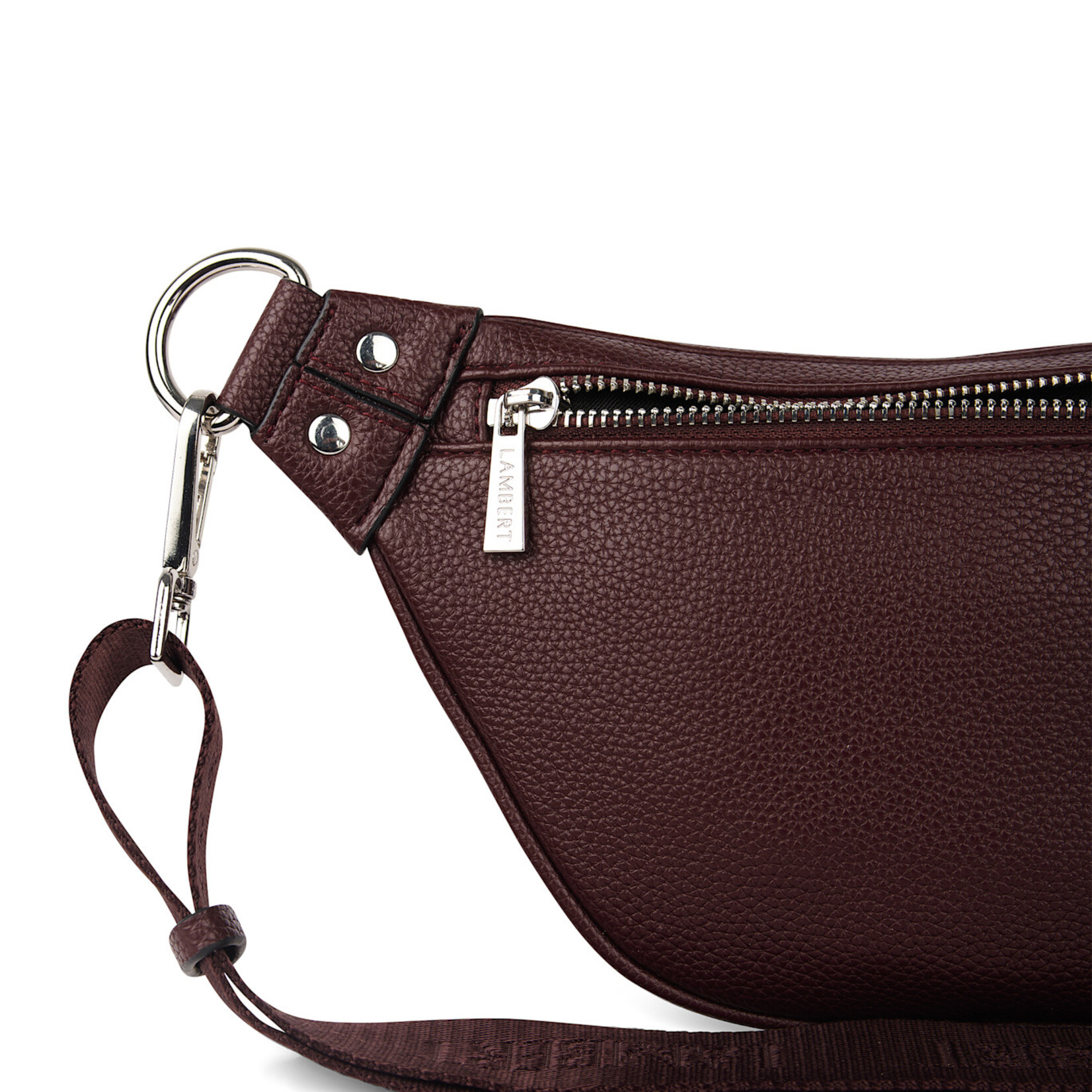 Lambert Le Sarah - Sac banane en cuir vegan - Mahogany