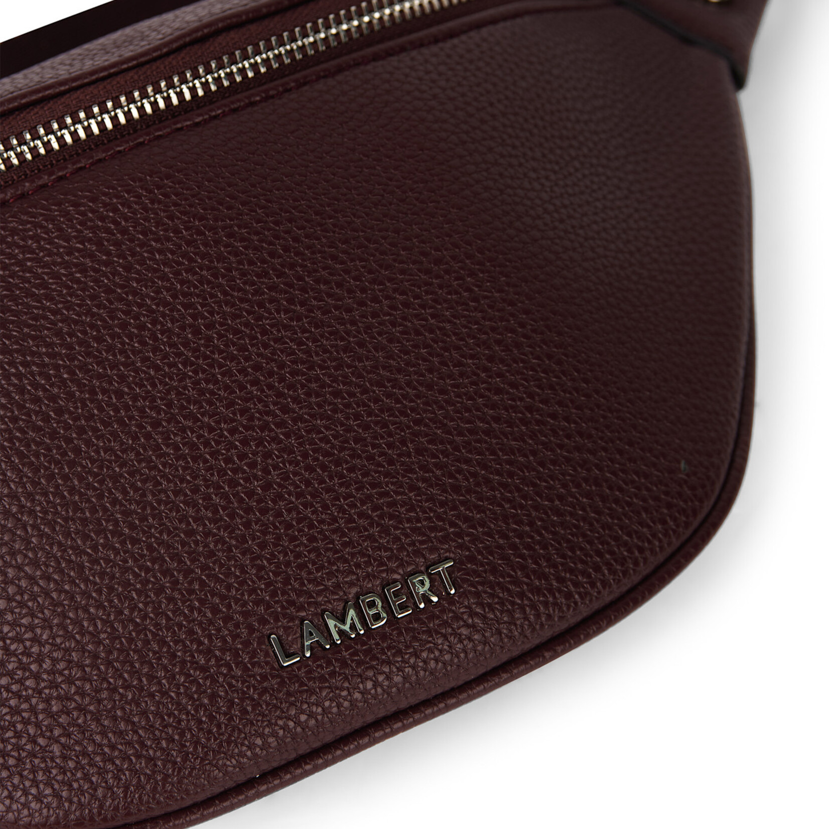 Lambert Le Sarah - Sac banane en cuir vegan - Mahogany
