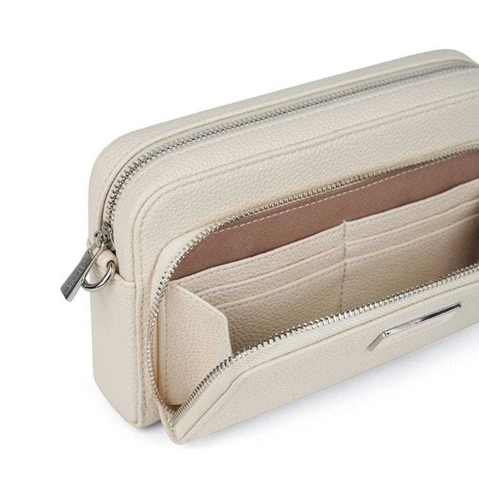 Lambert Le Ana - Sac à main 3-en-1 en cuir vegan - Porcelain