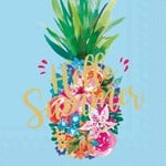 IHR Serviettes de table - Cocktail - Hello Summer