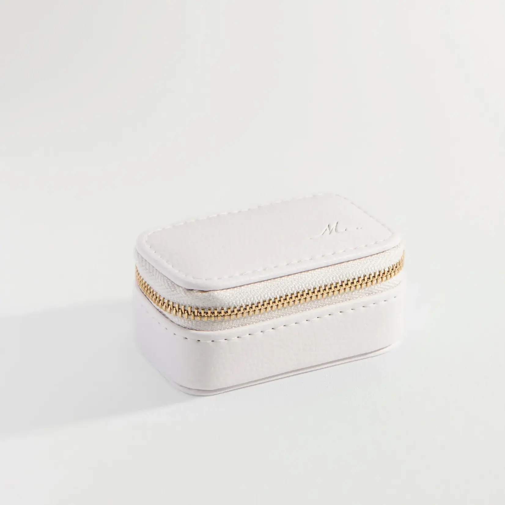 Mia Mini coffre à bijoux de voyage - Blanc