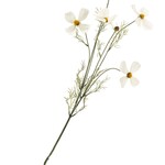 Accent de ville Plante artificielle Cosmos en buisson blanche