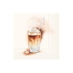 IHR Serviettes de table - Lunch - Latté Macchiato