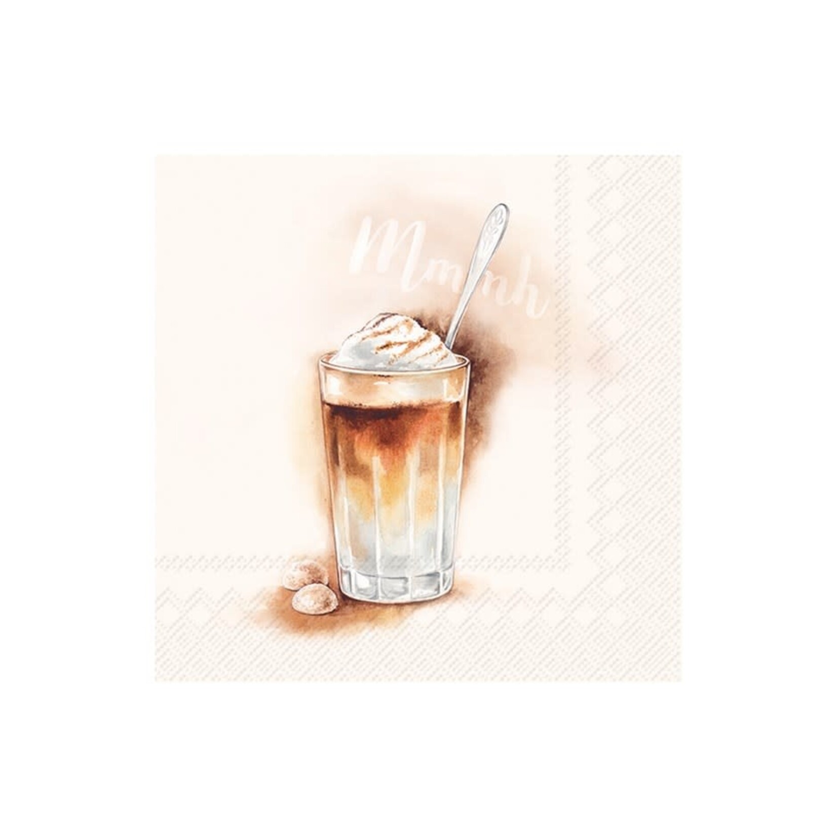IHR Serviettes de table - Lunch - Latté Macchiato