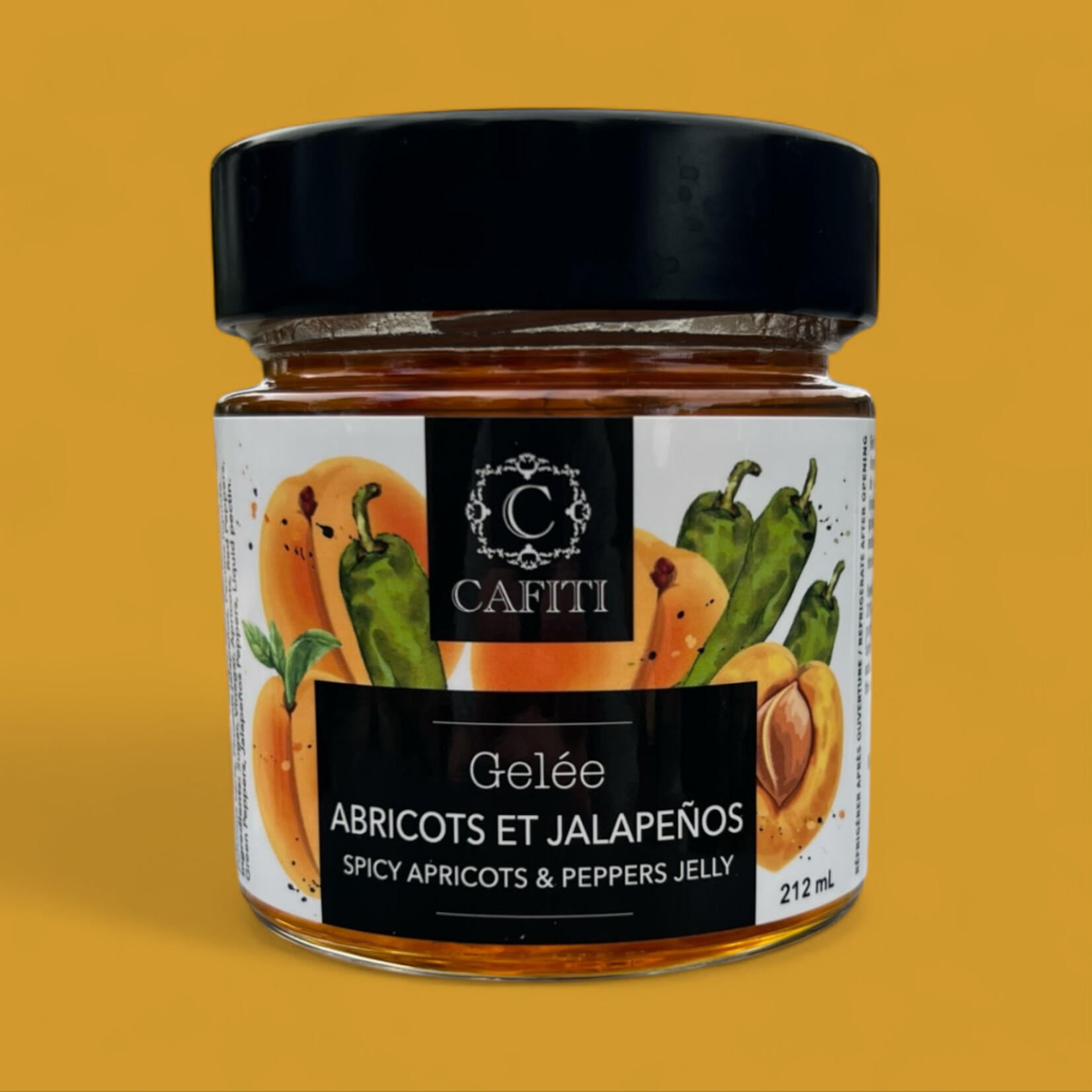 Cafiti Gelée - Abricots et jalapenos - Cafiti