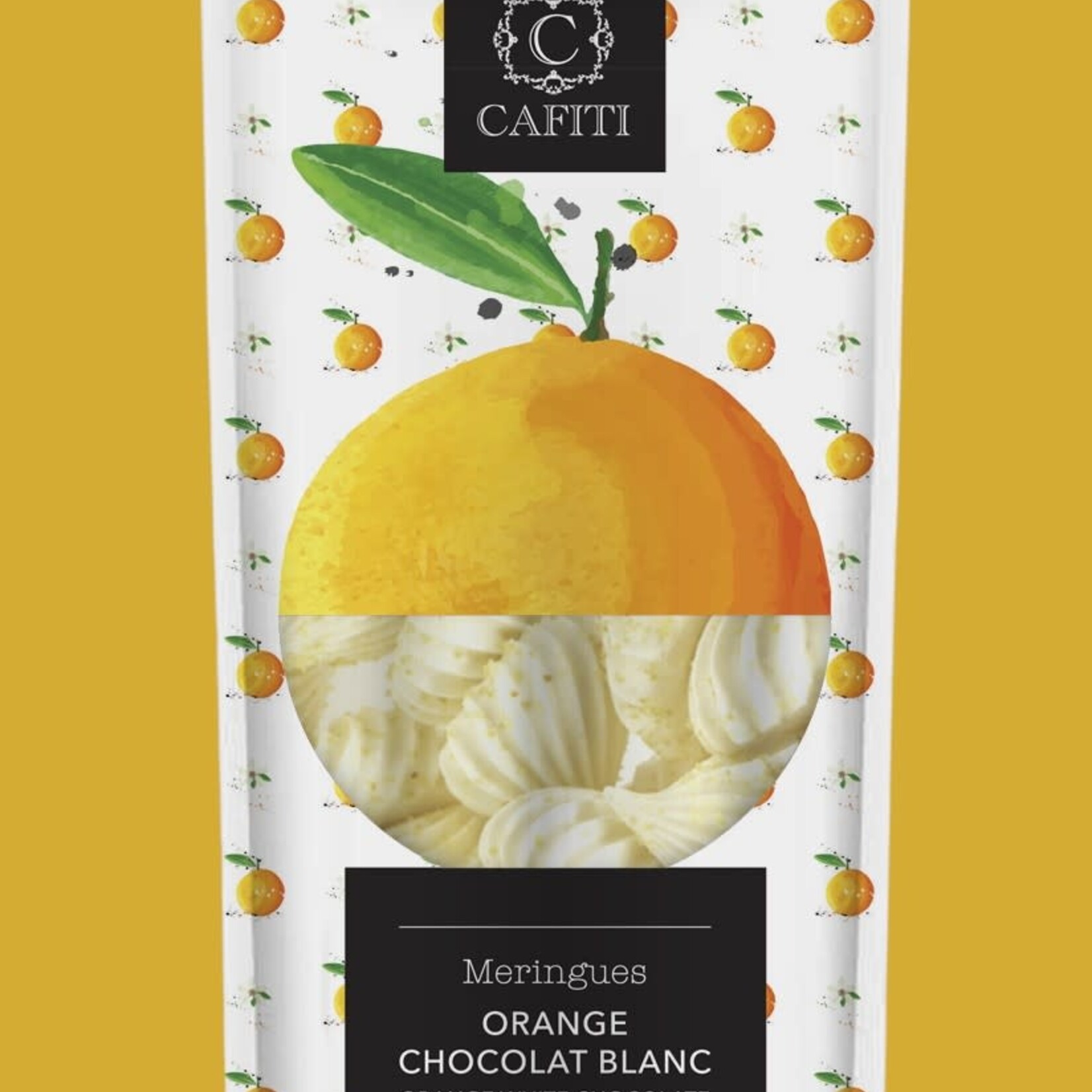 Cafiti Meringue artisanale – Cafiti – Orange et chocolat blanc – Produit local