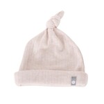 Baluchon Tuque avec noeud pour nouveau-né - Rose