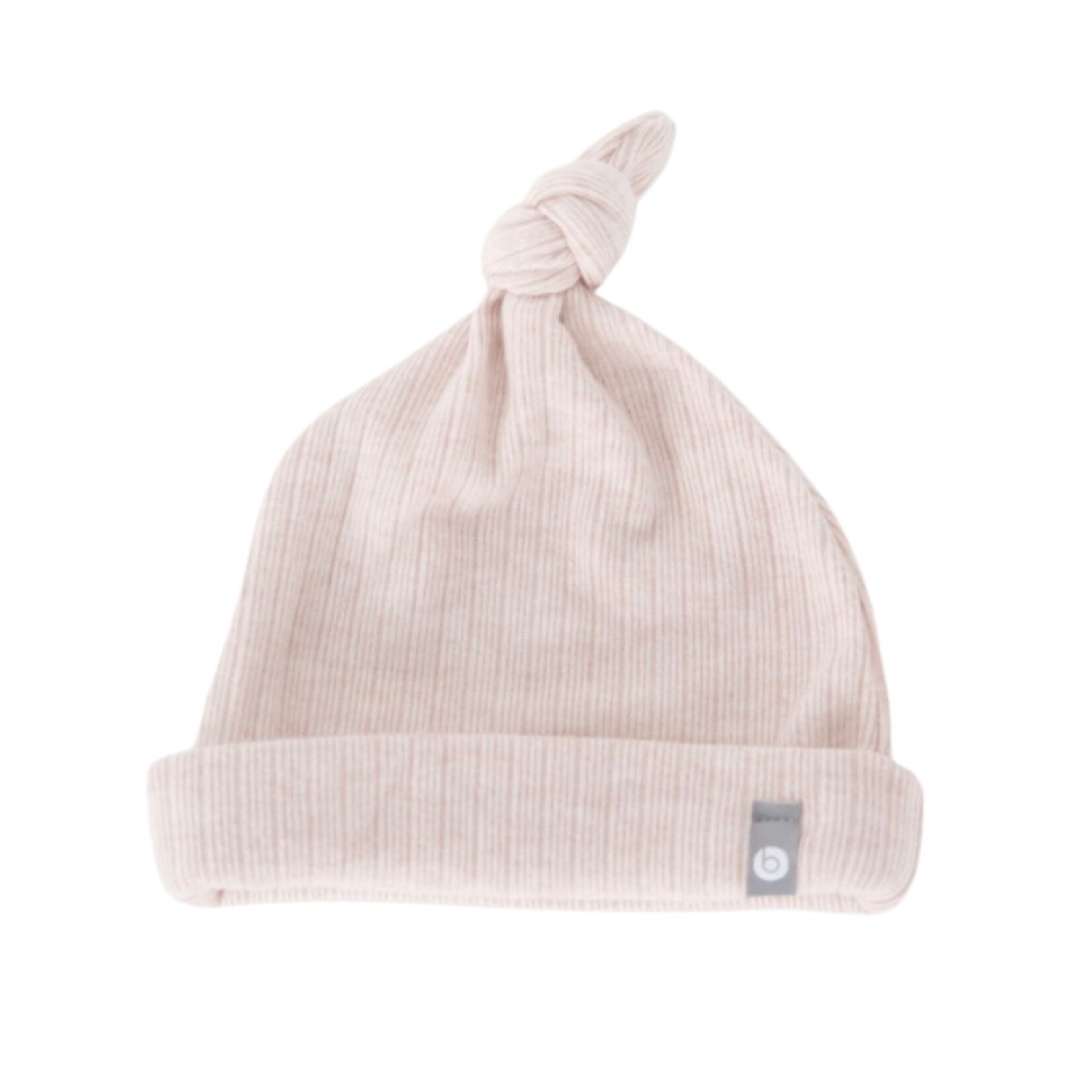 Baluchon Tuque avec noeud pour nouveau-né - Rose