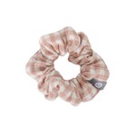 Baluchon Chouchou élastique à cheveux  - Rosé  carreauté
