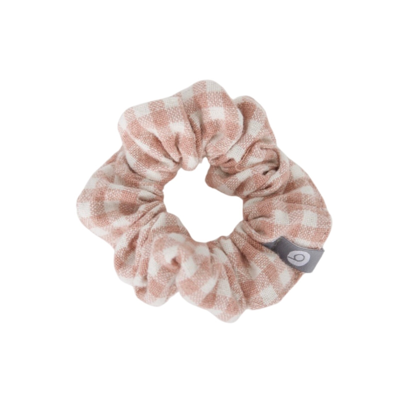 Baluchon Chouchou élastique à cheveux  - Rosé  carreauté