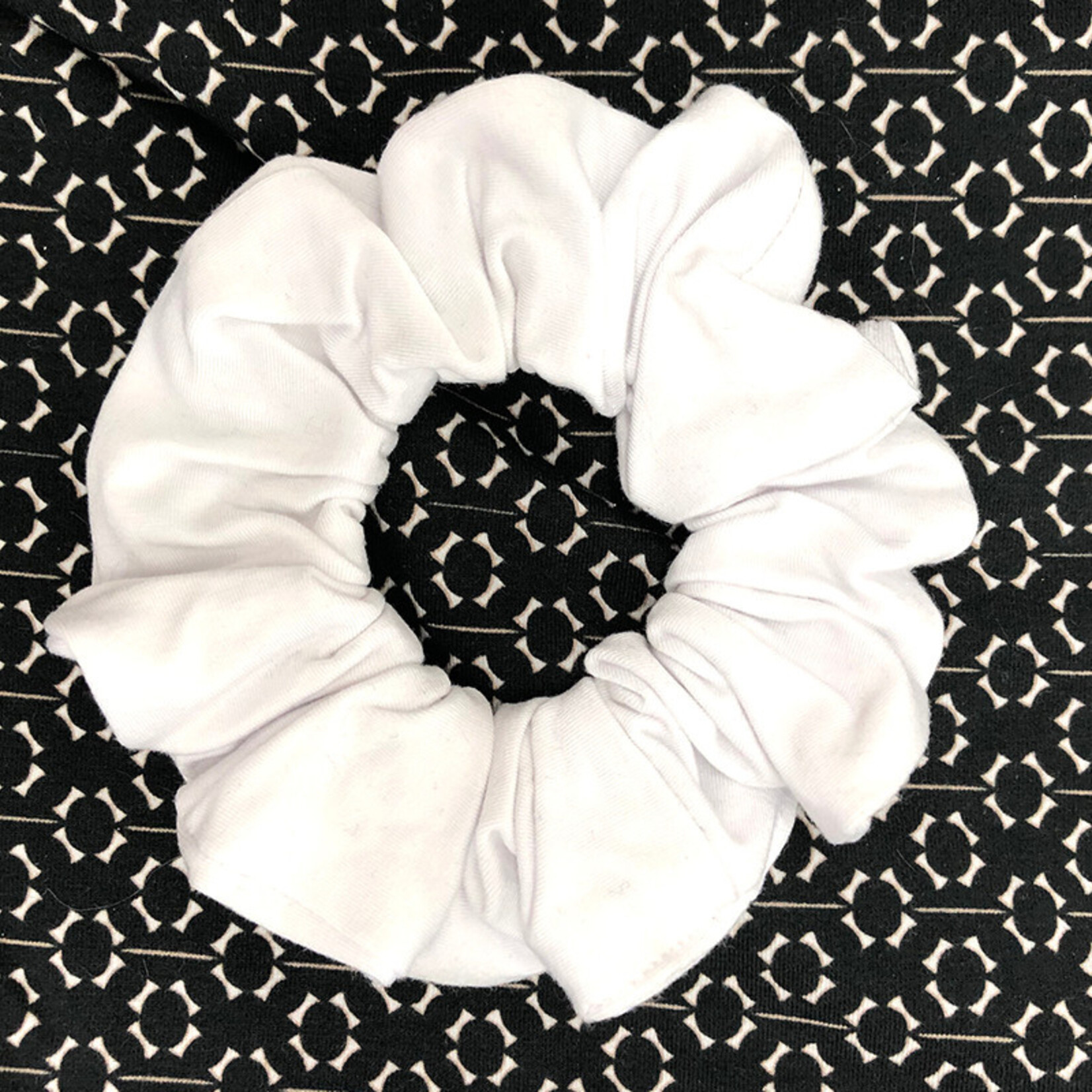 Baluchon Chouchou élastique à cheveux  - Blanc unis