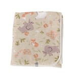 Baluchon Couverture pour bébé fluffy en  coton - Rhinocéros