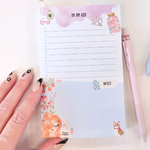 Papier & Latté Petit pad de notes - Le printemps