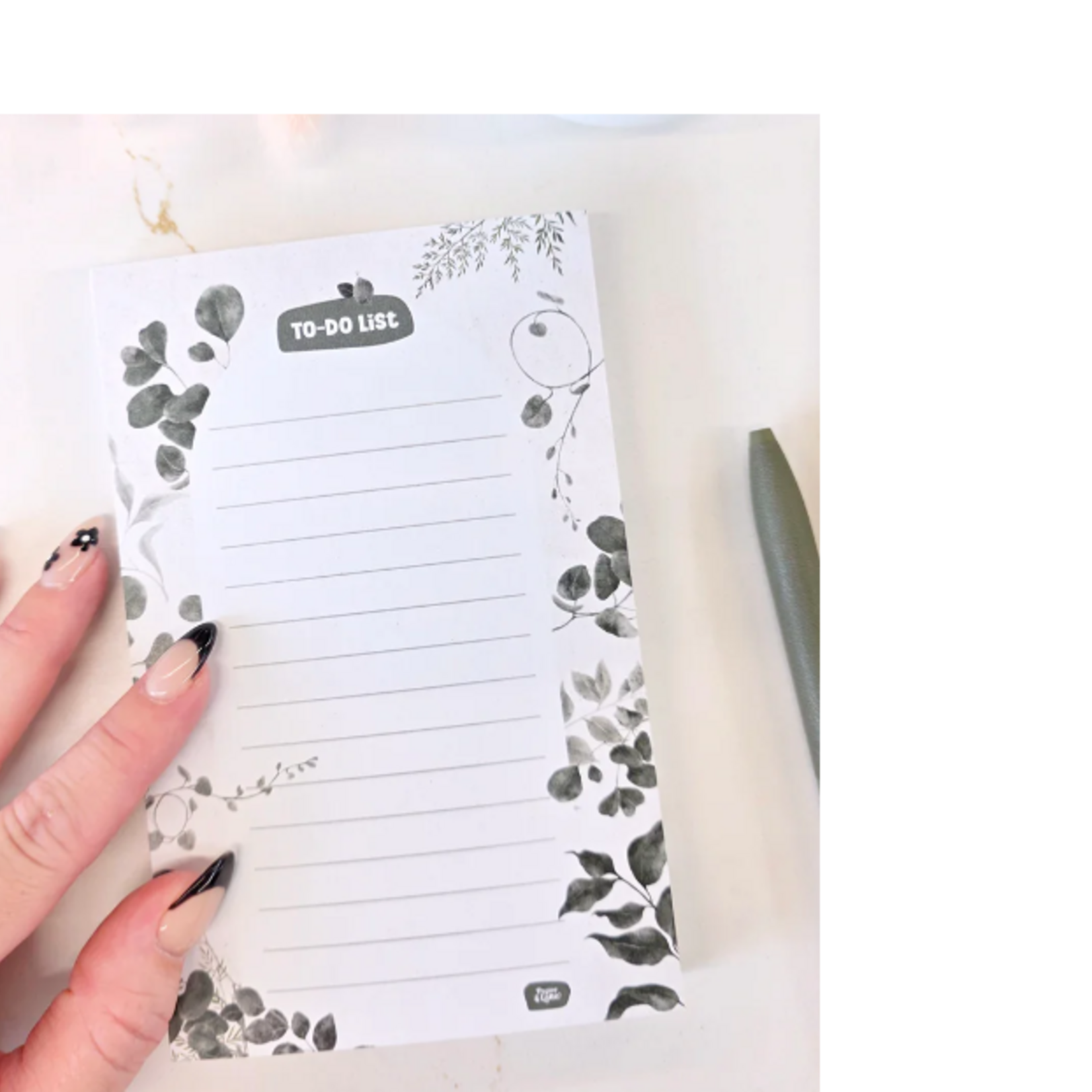 Papier & Latté Petit pad de notes - Routine Eucalyptus