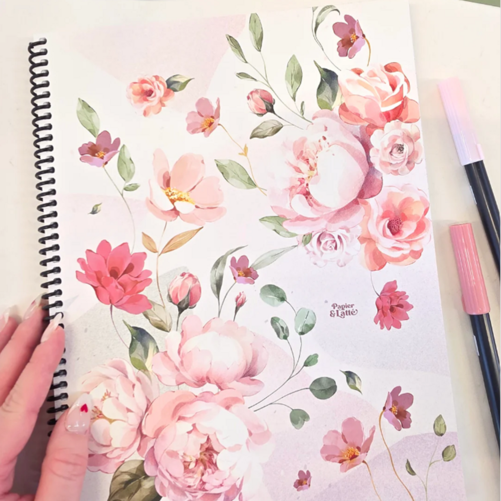 Papier & Latté Cahier de notes - Justine