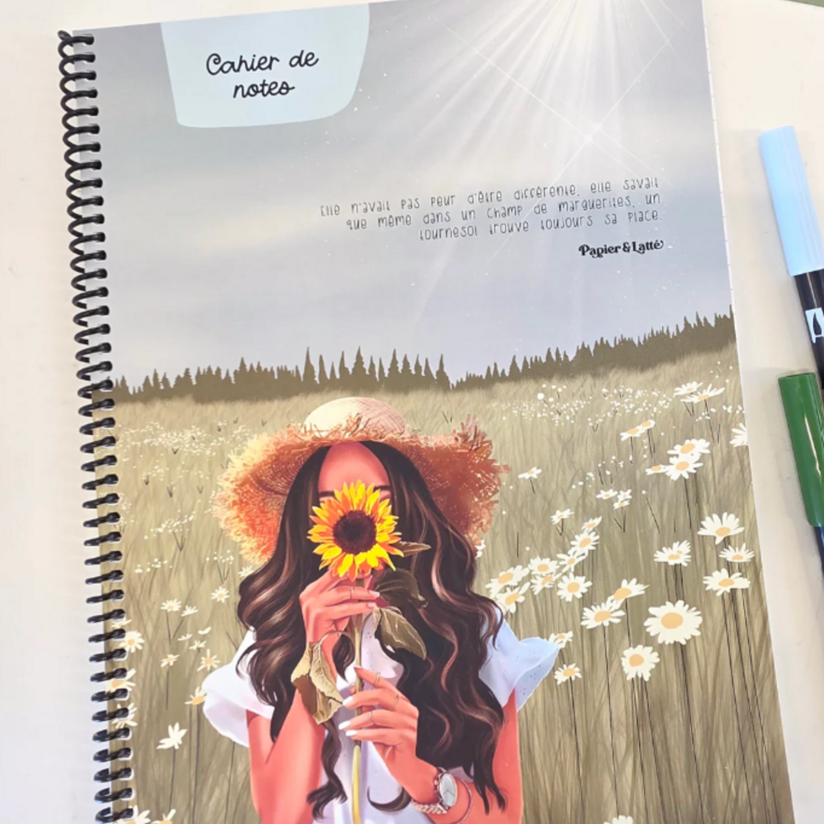 Papier & Latté Cahier de notes - Béatrice