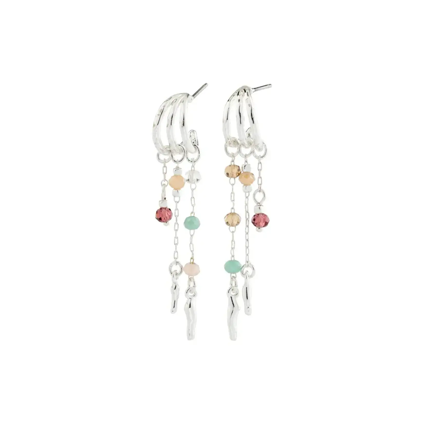 Pilgrim Boucles d`oreilles Morin - Argent