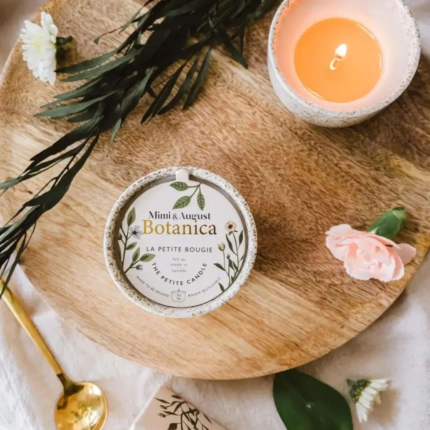 Mimi and August Botanica - Bougie réutilisable 3oz