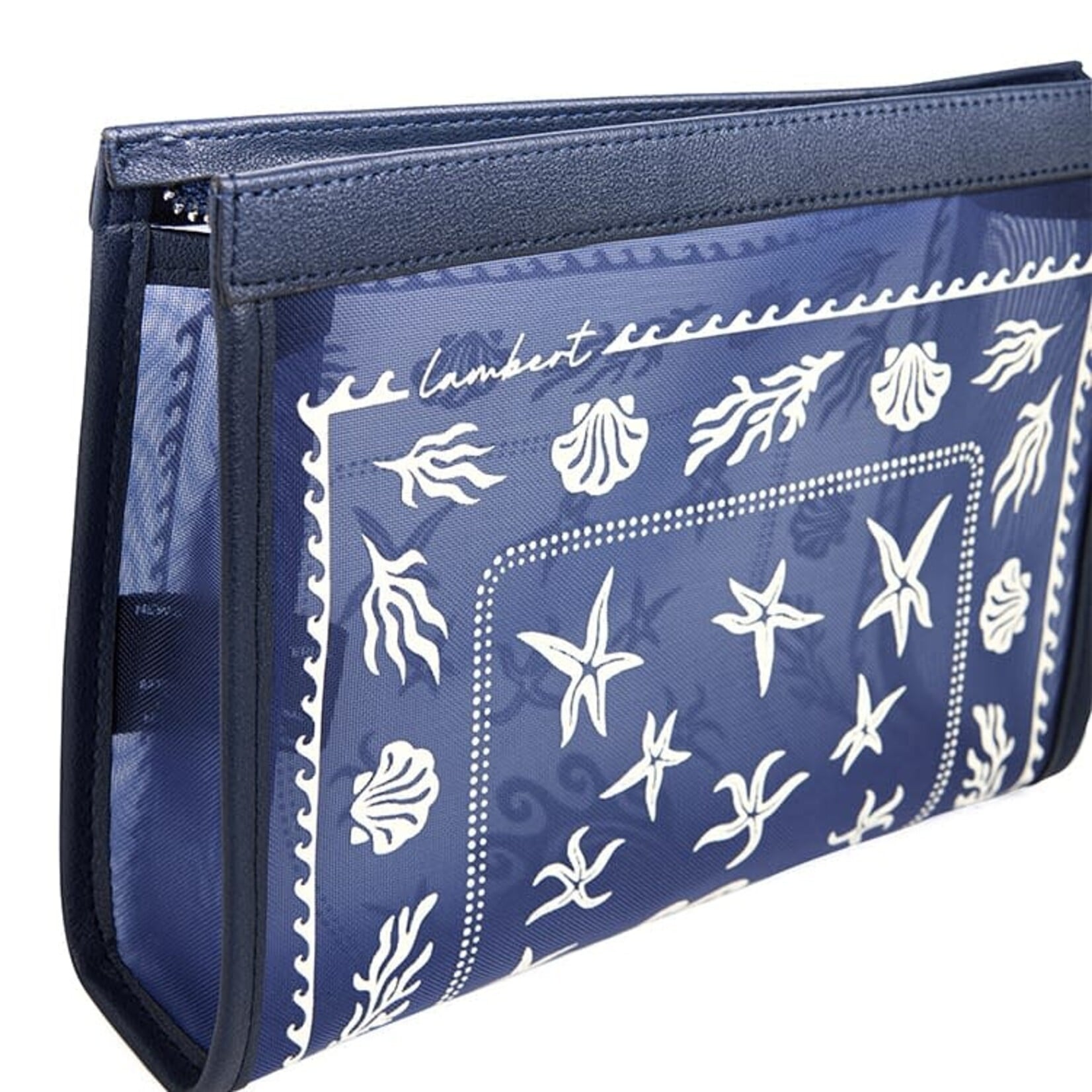 Lambert La Alana - Pochette de plage en filet - Marine