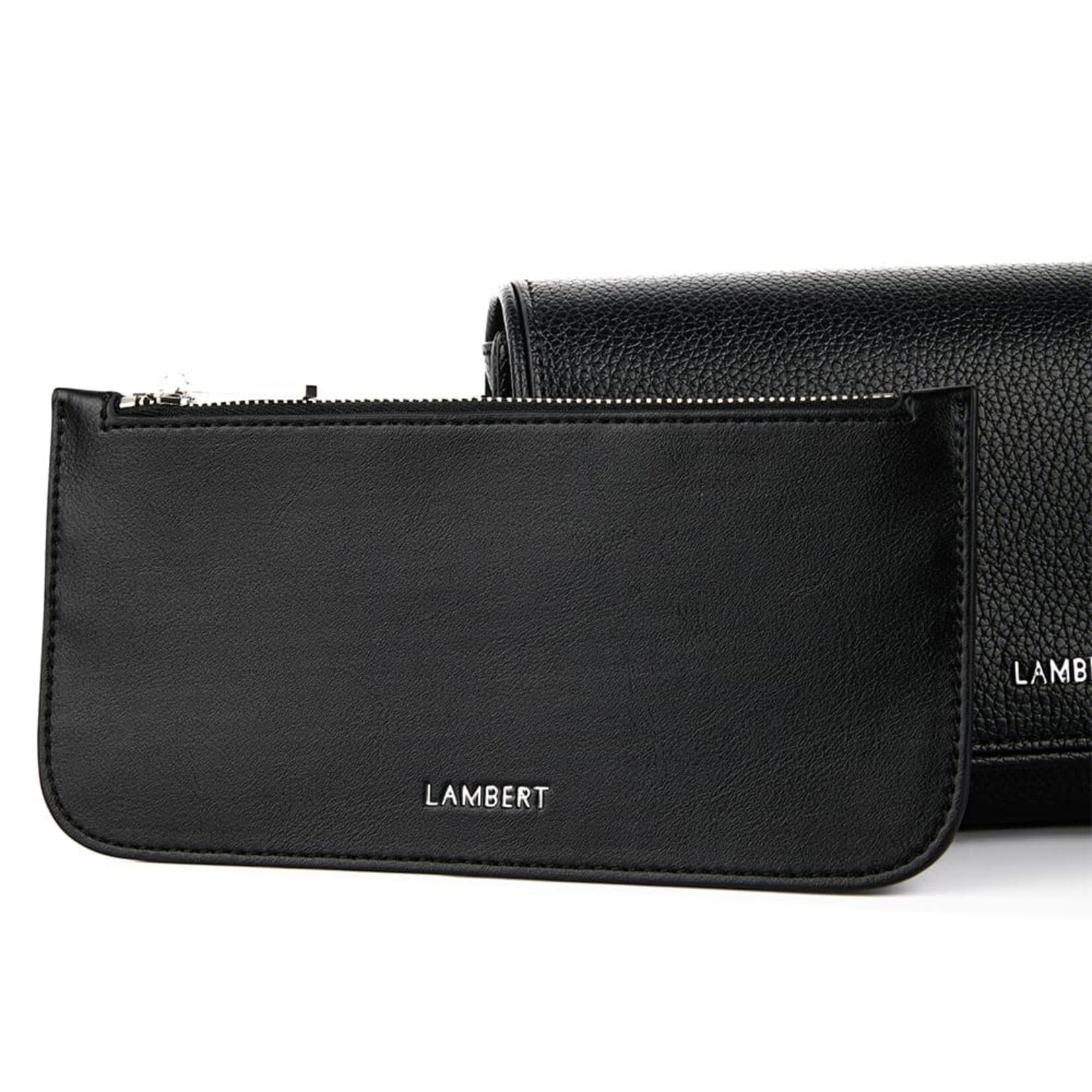 Lambert Le Grace - Sac à bandoulière avec portefeuille détachable - Noir