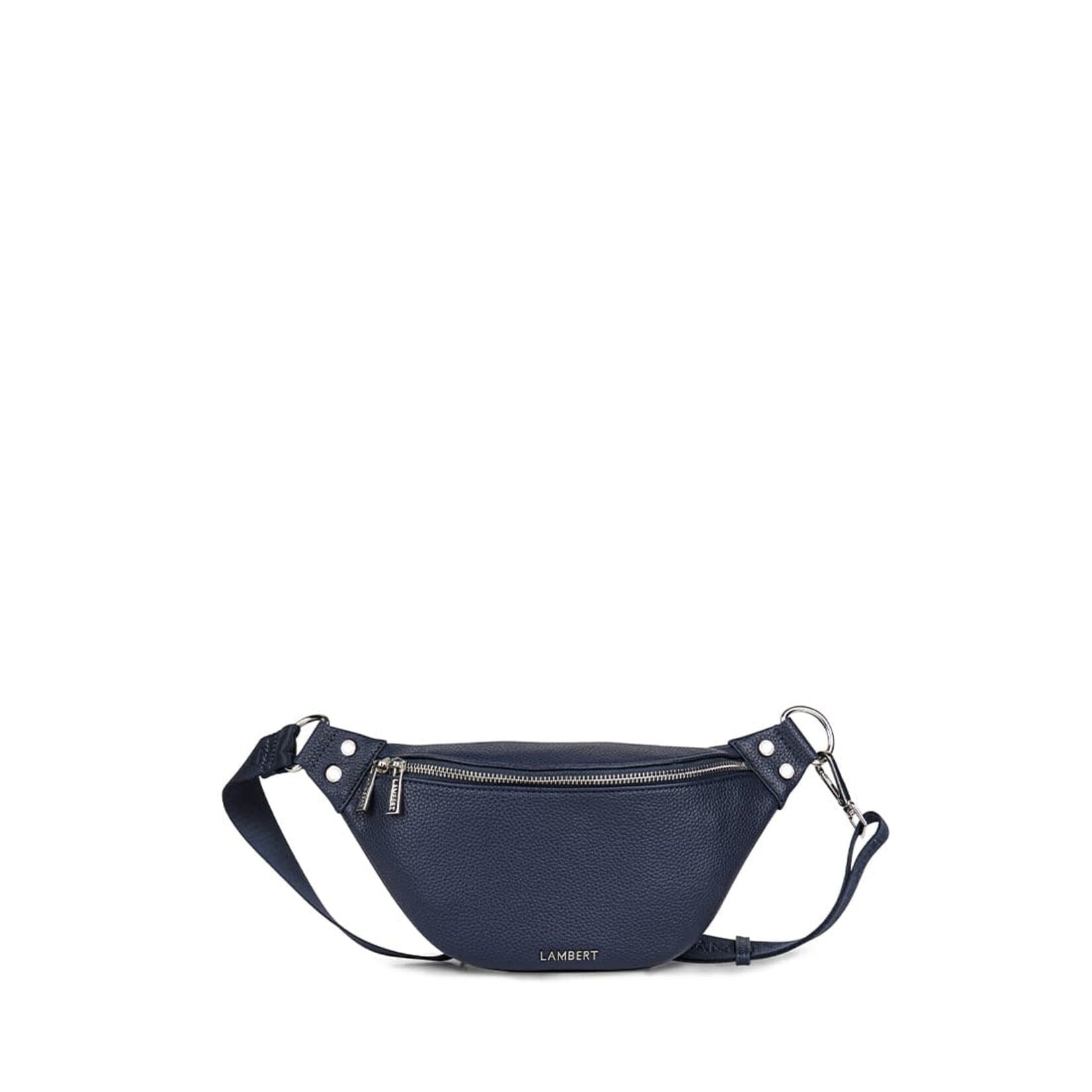 Lambert Le Sarah - Sac banane en cuir vegan - Marine