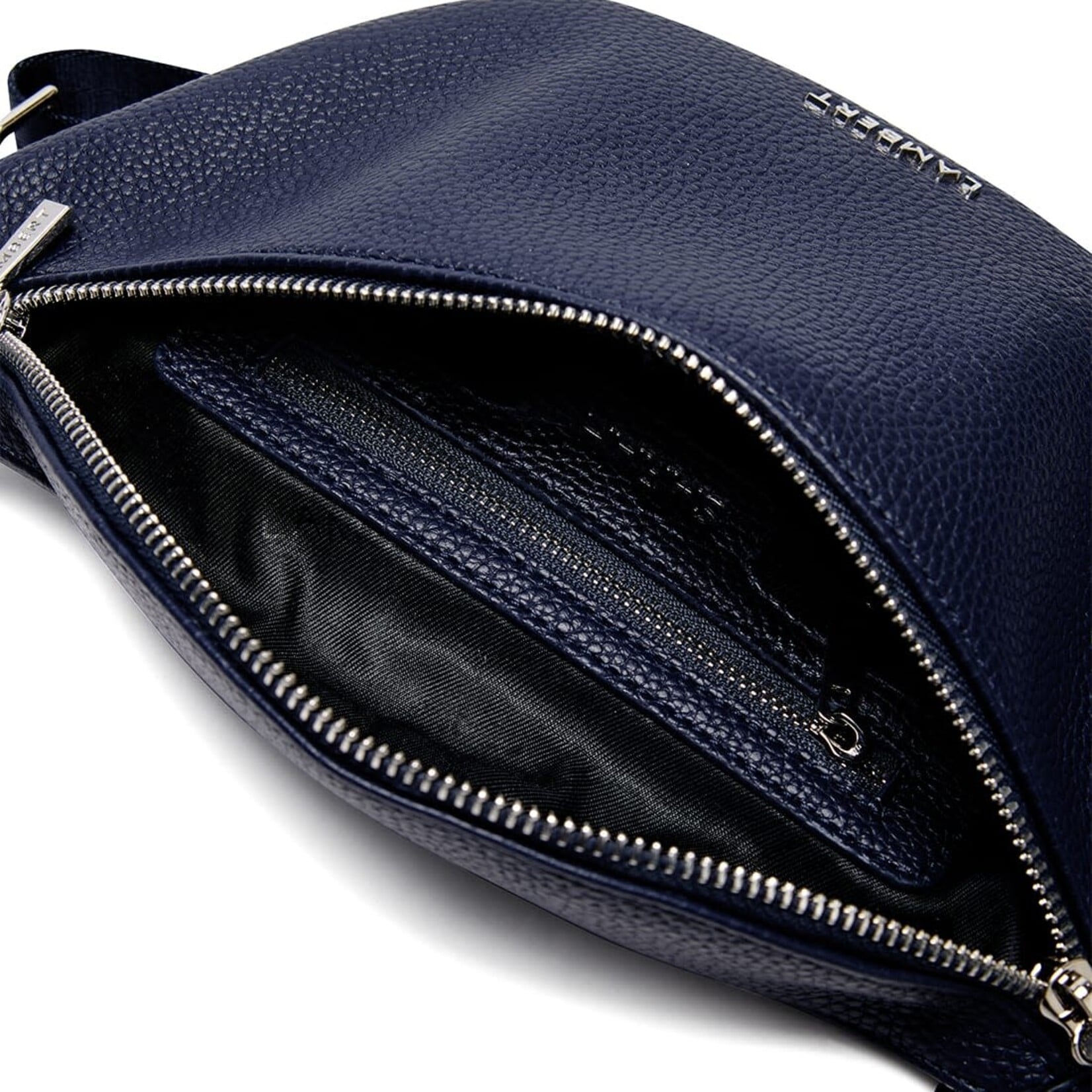 Lambert Le Sarah - Sac banane en cuir vegan - Marine