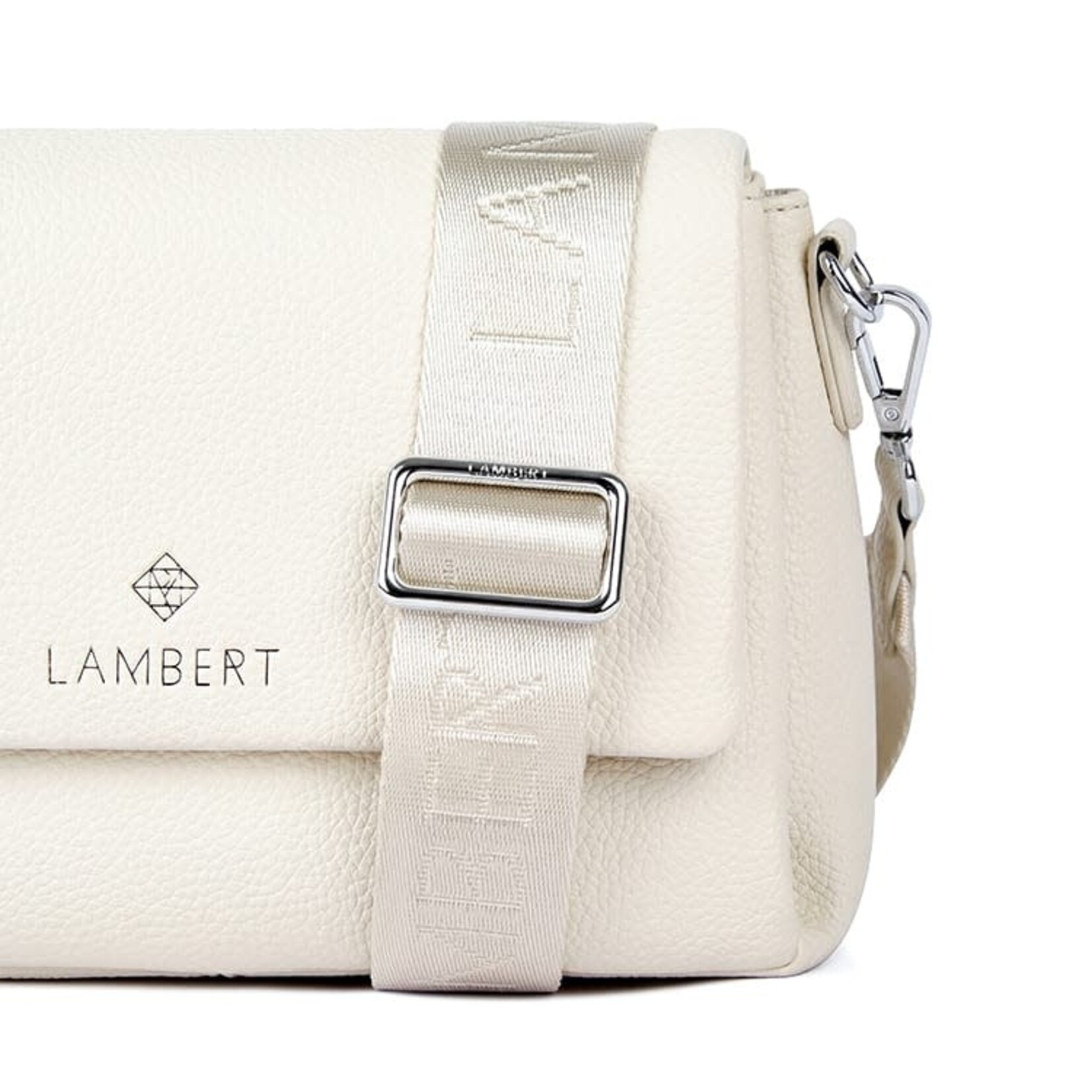 Lambert Le Judy - Sac à main bandoulière en cuir vegan - Porcelaine