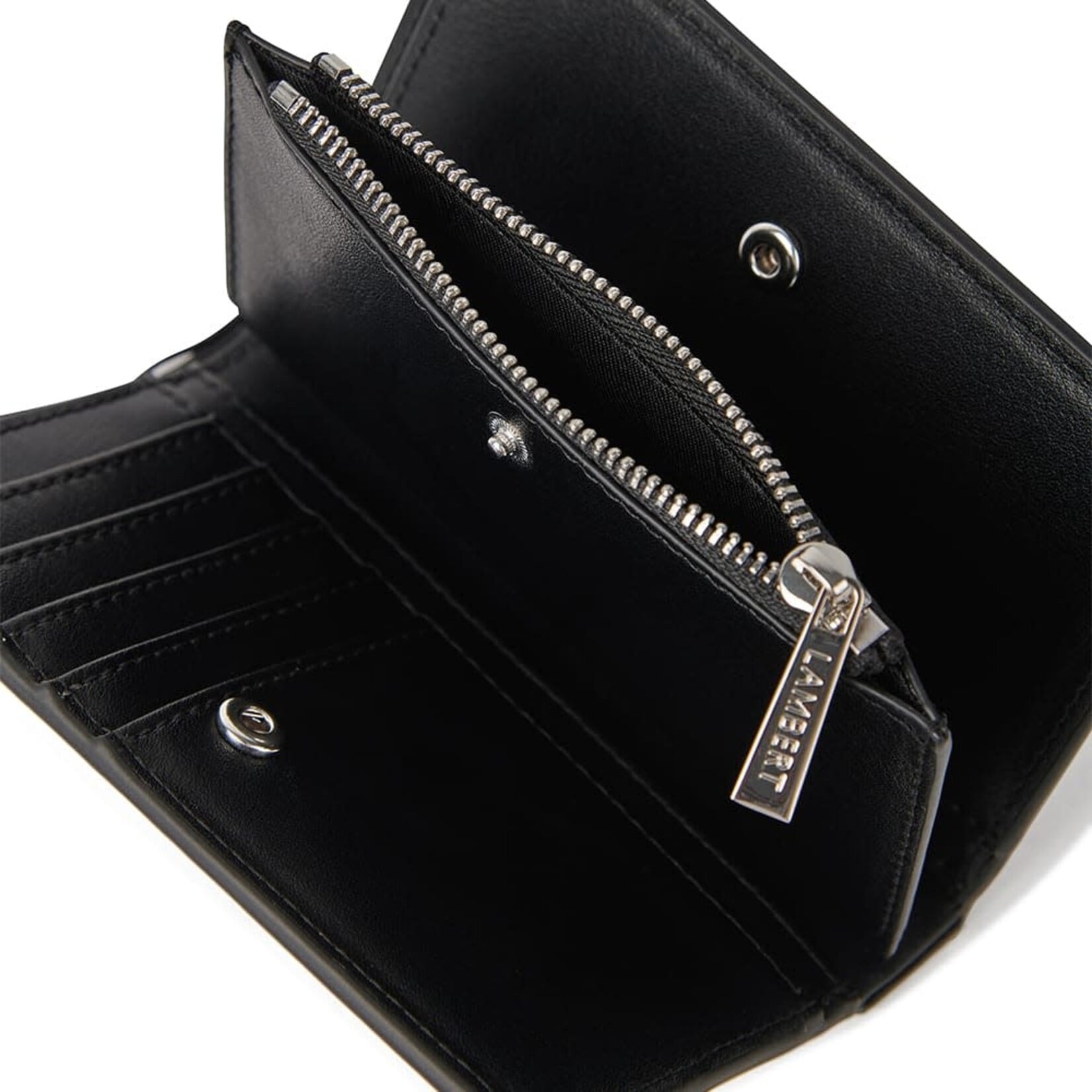 Lambert Le Lexie - Petit portefeuille en cuir vegan - Noir