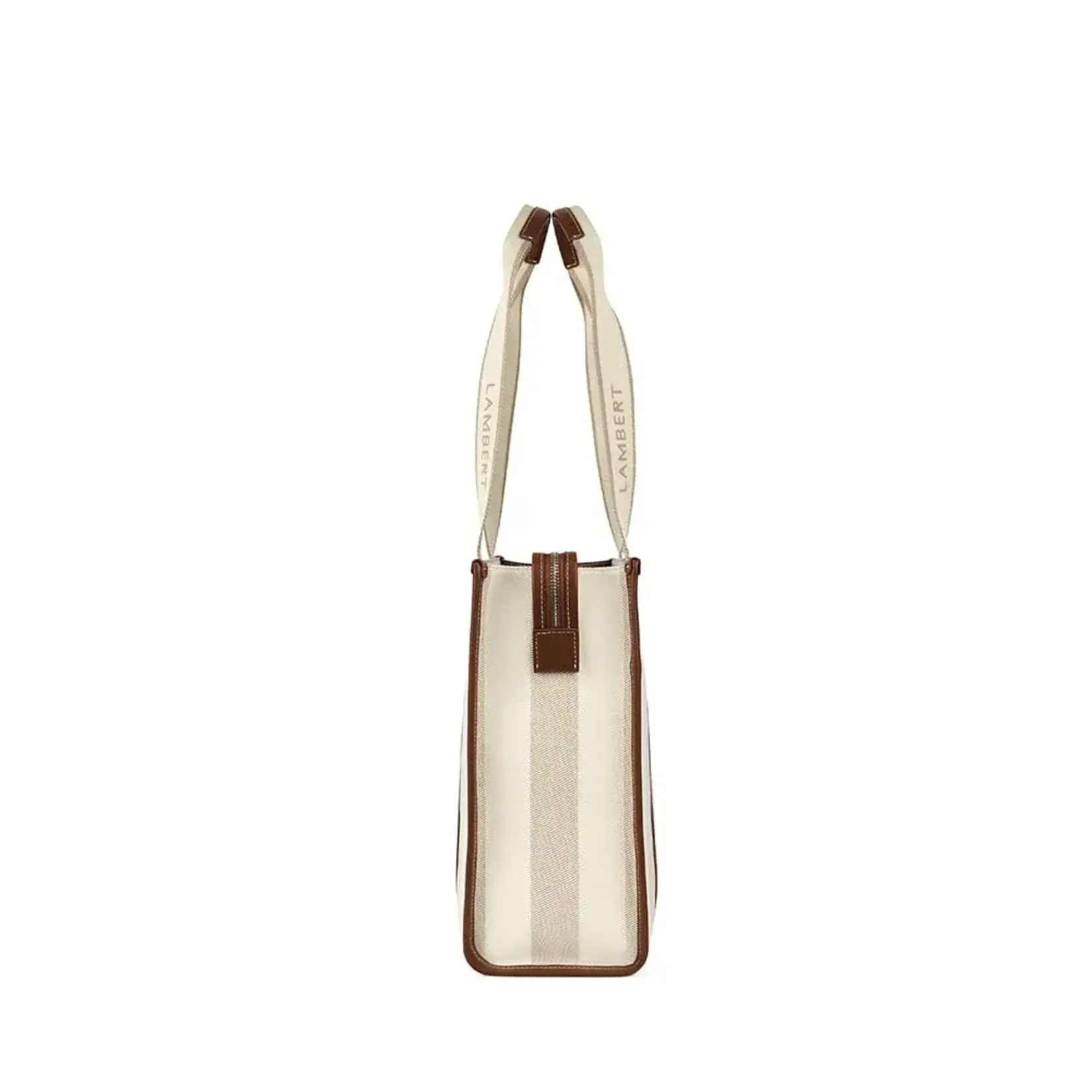 Lambert Le Erica - Sac de plage fourre-tout ligné - Hazelnut