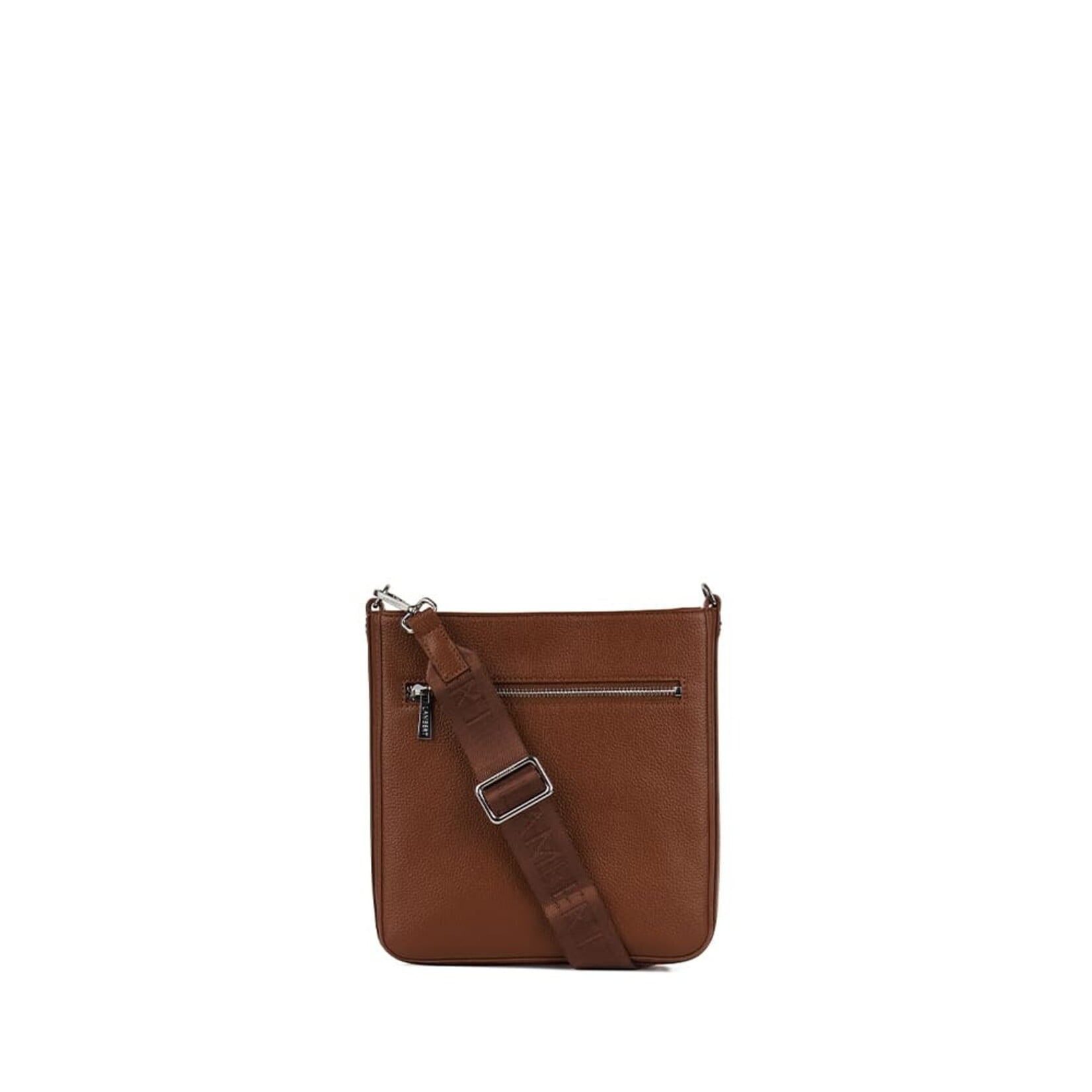 Lambert Le Natalia - Sac bandoulière en cuir végan recyclé - Hazelnut