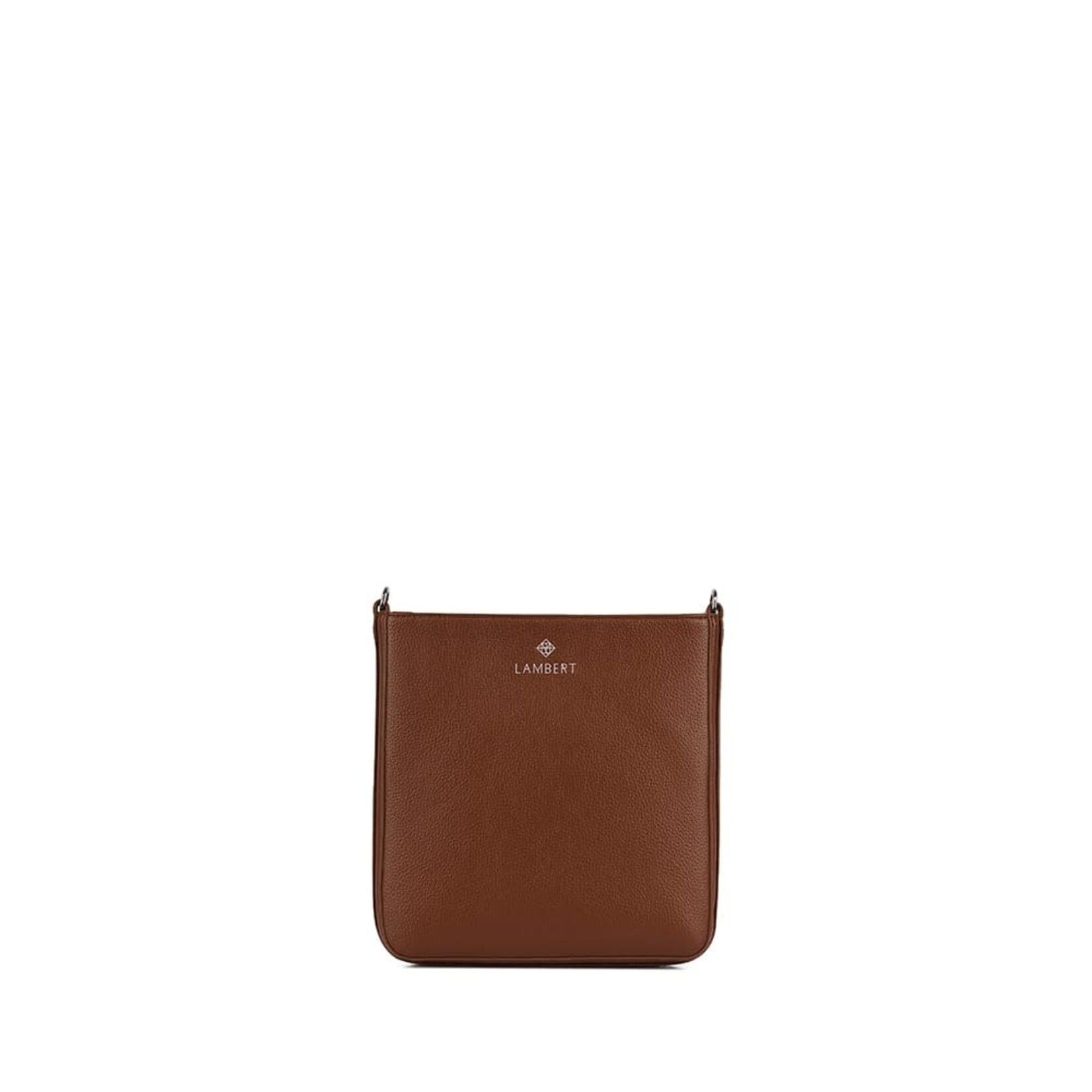 Lambert Le Natalia - Sac bandoulière en cuir végan recyclé - Hazelnut