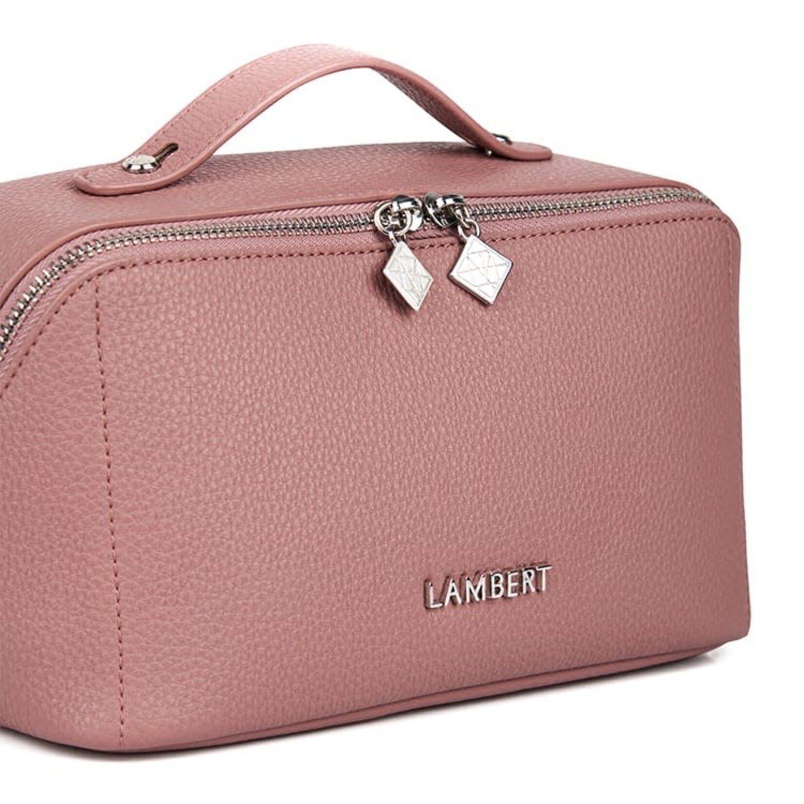 Lambert La Jolie - Trousse à maquillage en cuir végan - Clay