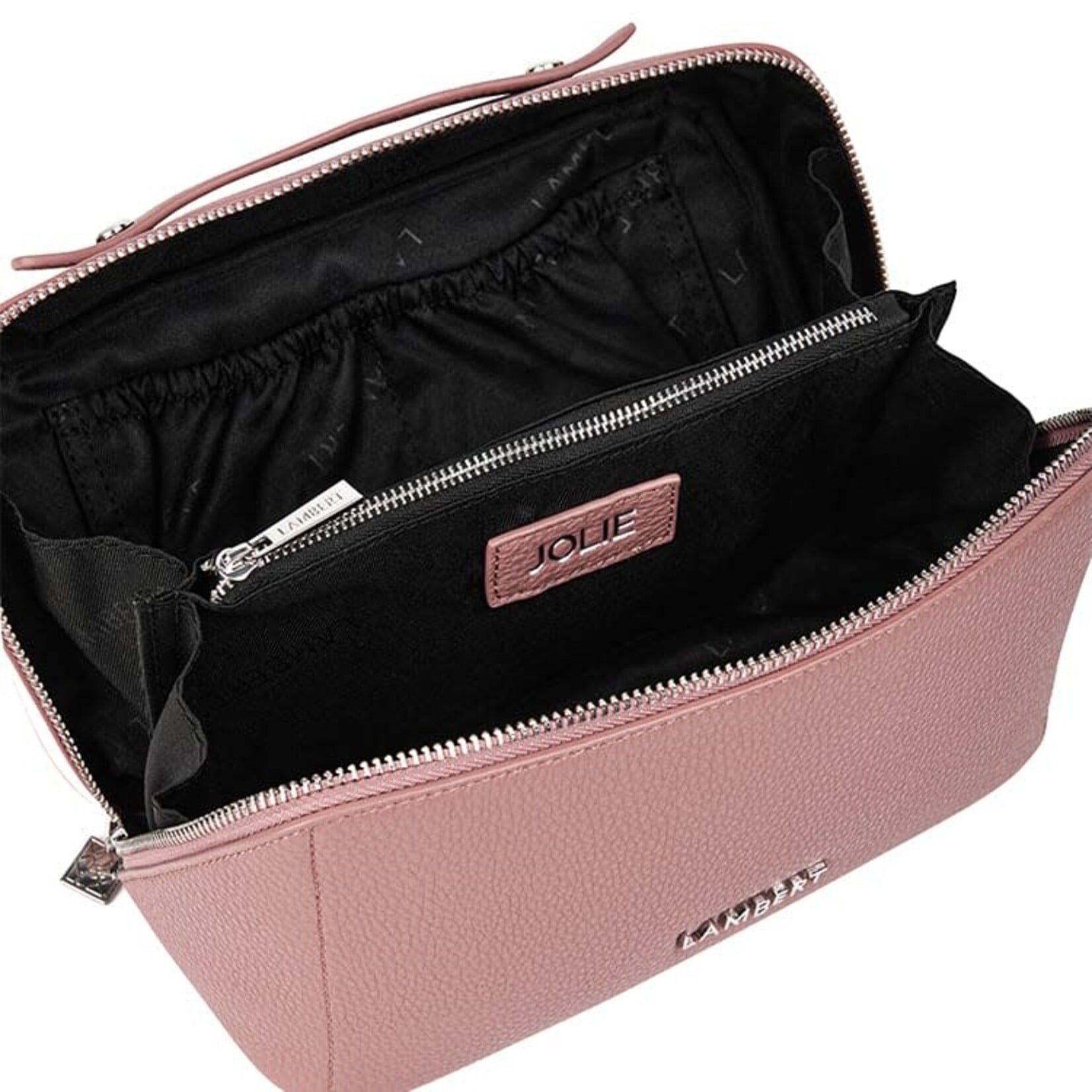 Lambert La Jolie - Trousse à maquillage en cuir végan - Clay