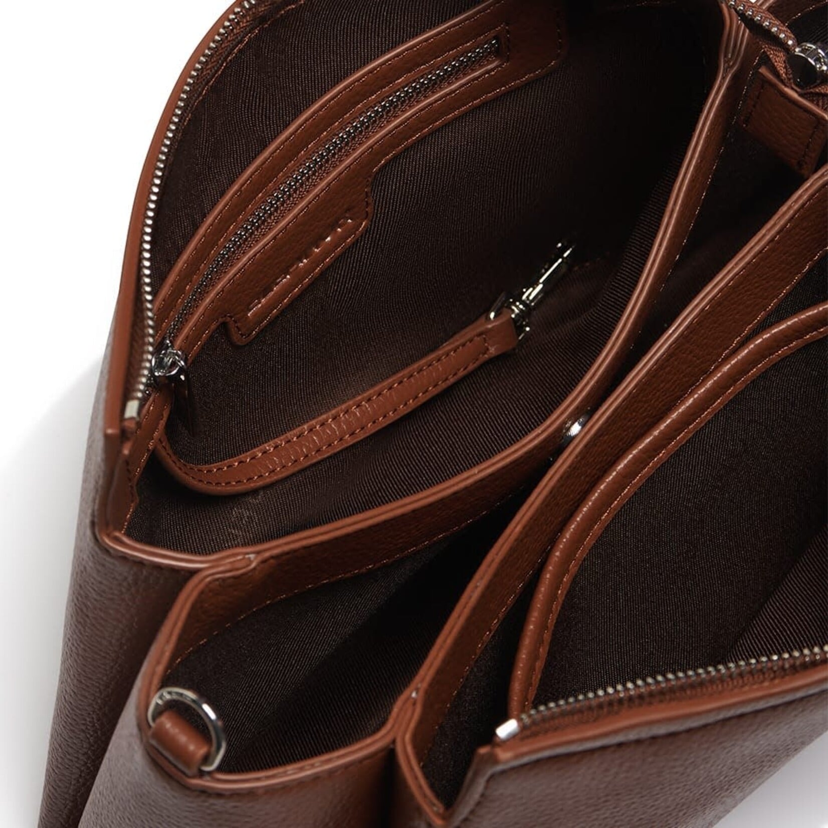 Lambert Le Eleanor - Sac à bandoulière en cuir vegan - Hazelnut