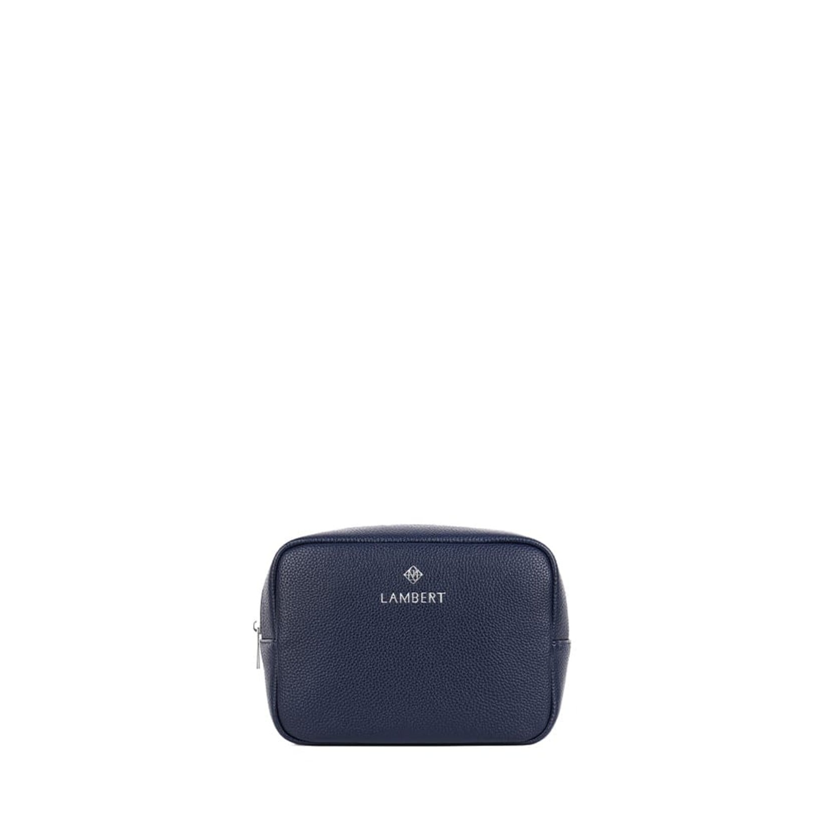 Lambert Le Zoe - Trousse en cuir vegan - Marine
