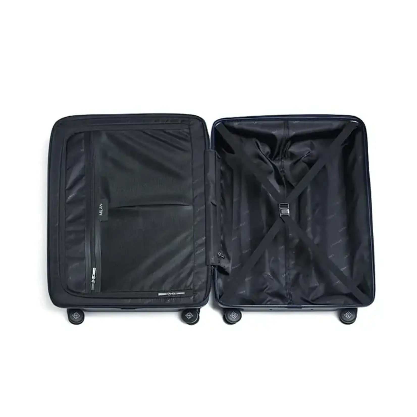 Lambert La Milan - Valise d’enregistrement moyenne - Marine