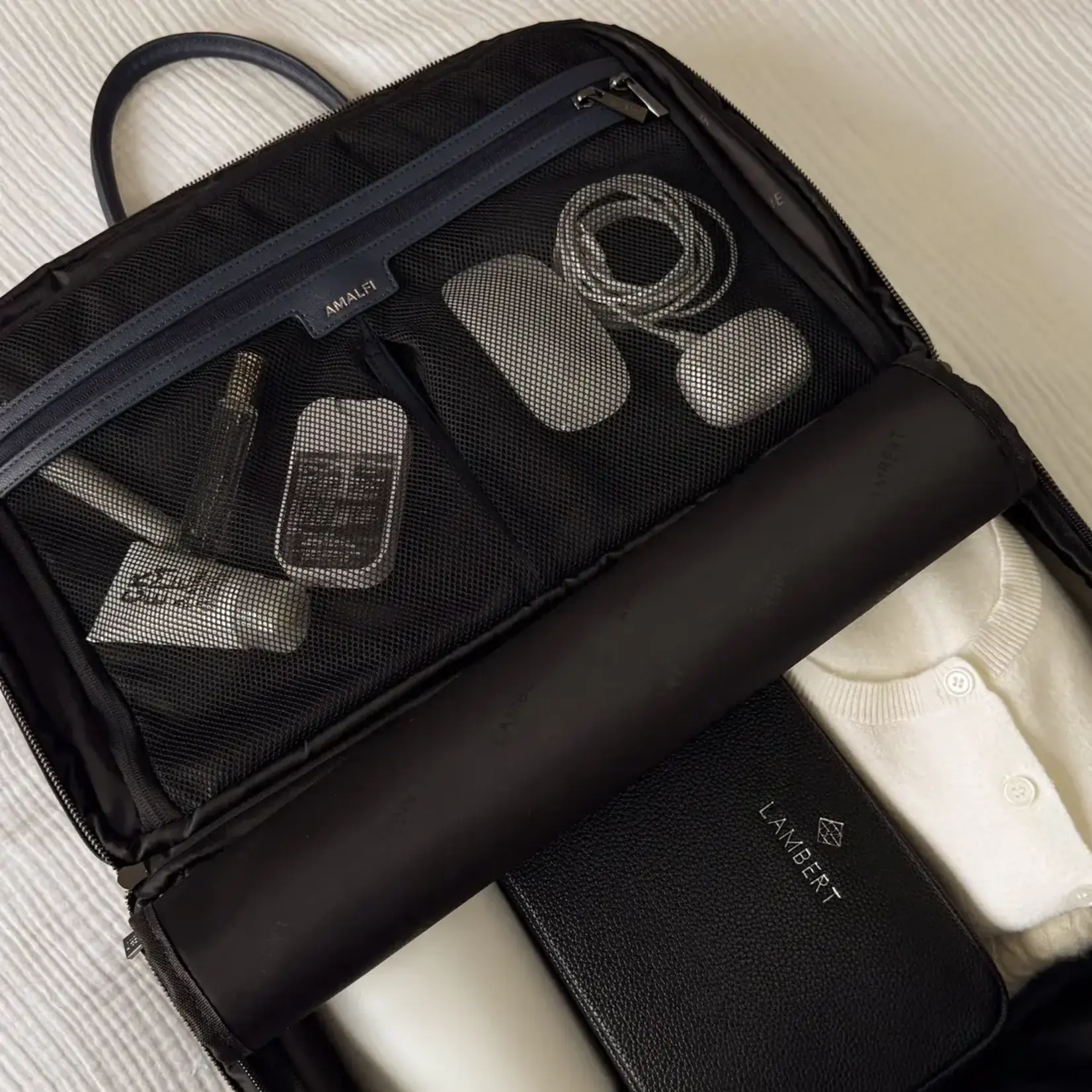 Lambert Le Amalfi – Petit Sac de voyage en nylon - Marine