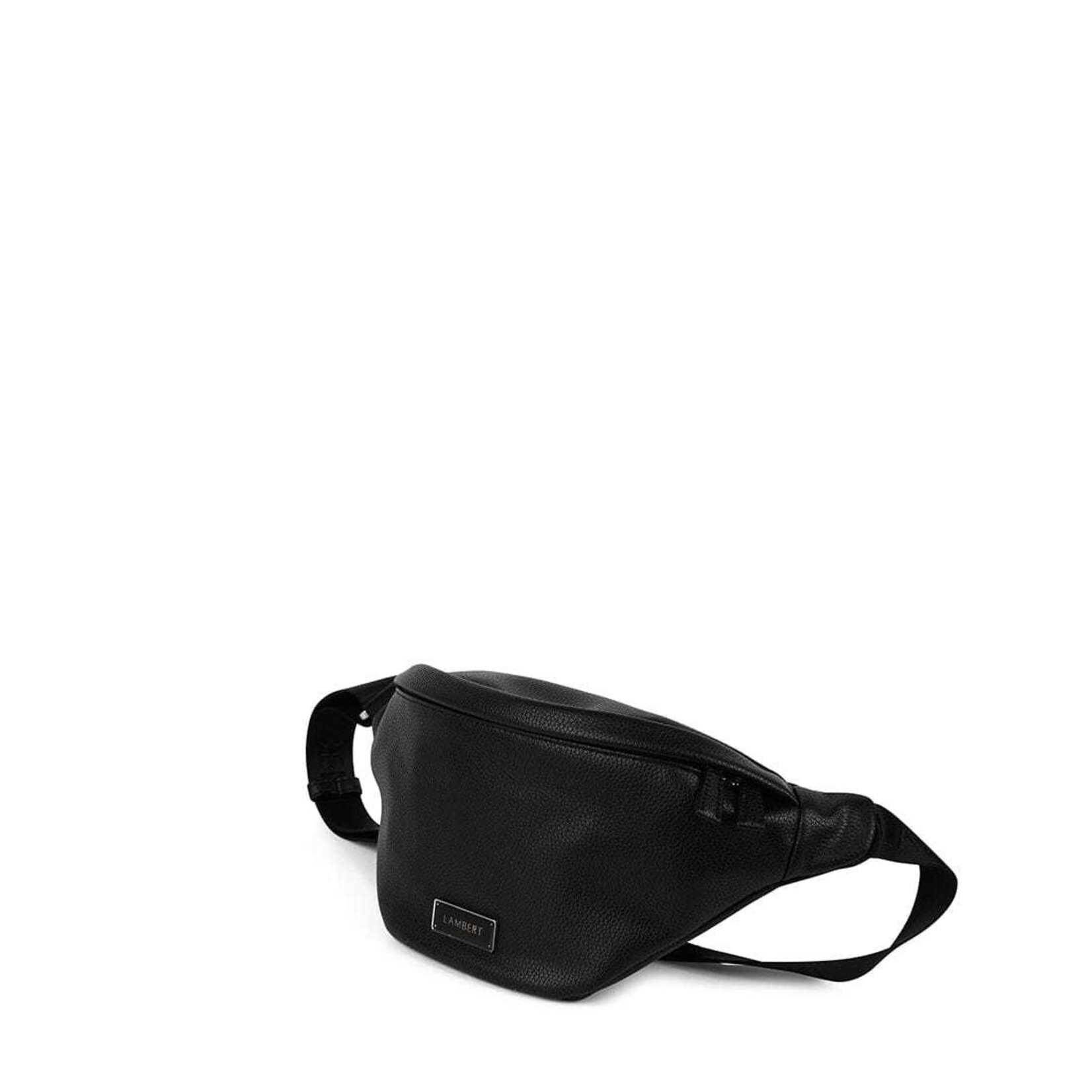Lambert Le Dublin- Sac banane en cuir vegan noir