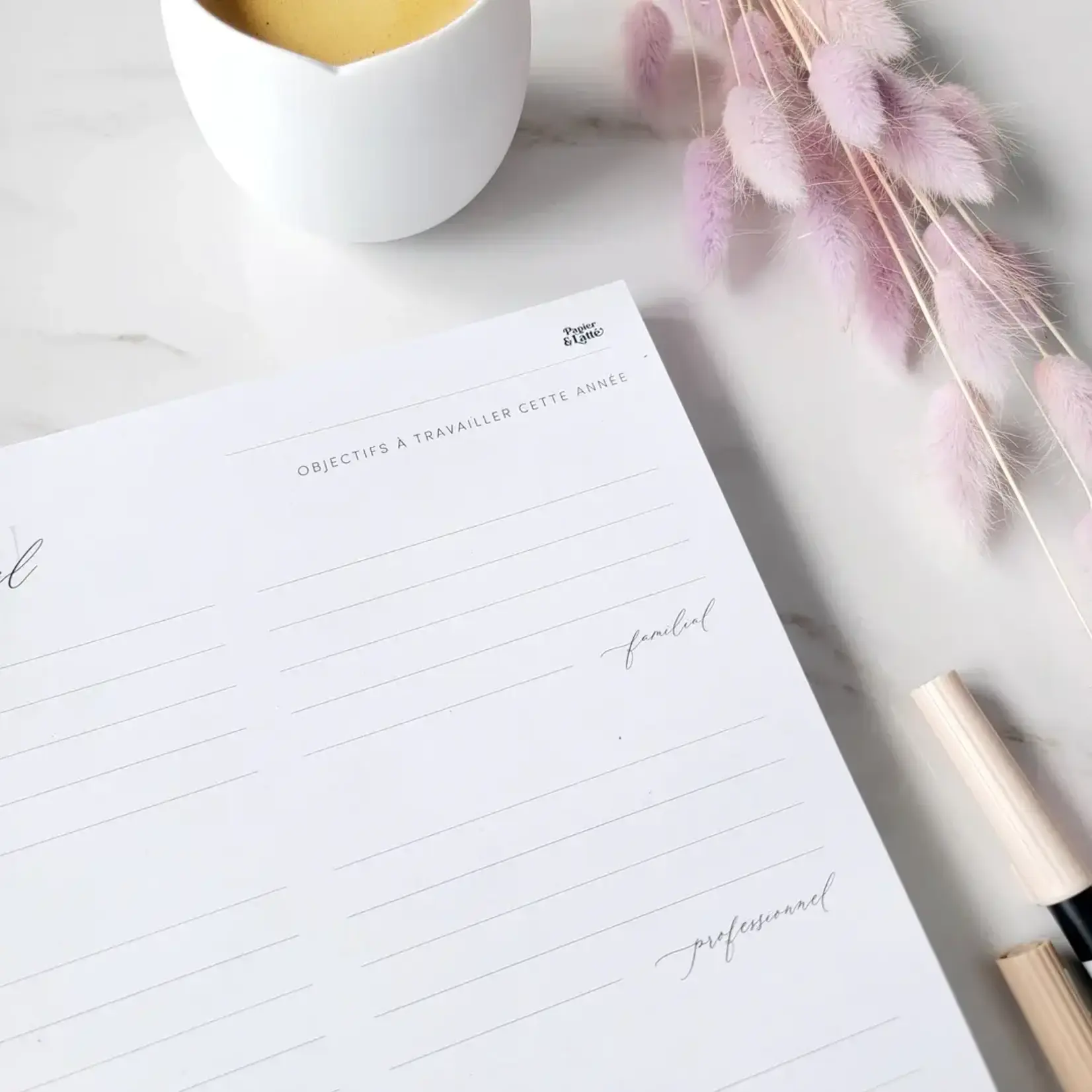 Papier & Latté Agenda 3e Édition - Éna - Non daté