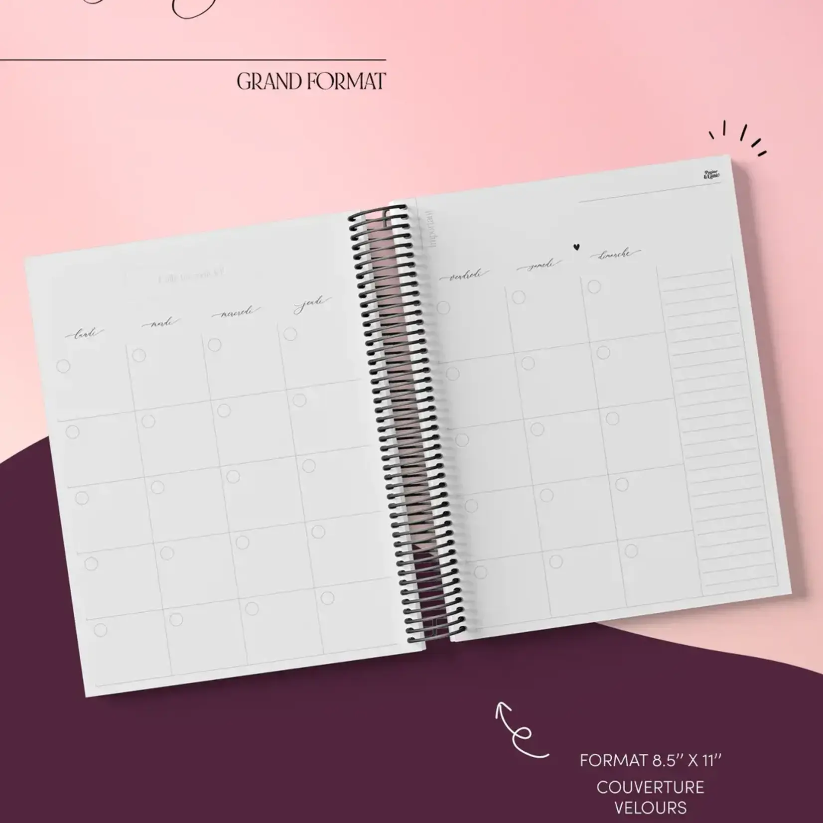 Papier & Latté Agenda 3e Édition - Éna - Non daté
